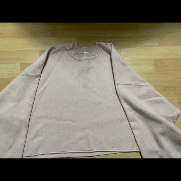 Zara Pink Oversized Knit Sweater - Picture 7 of 7